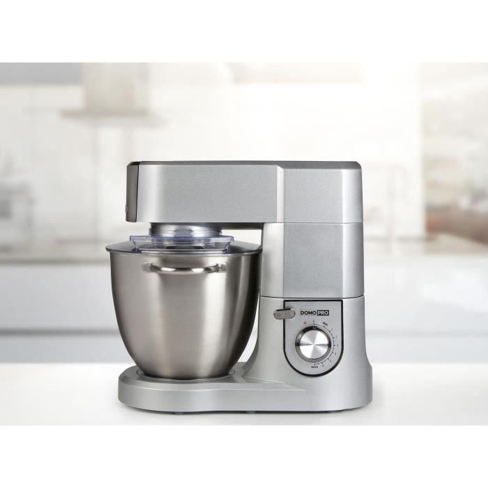 Robot de Cocina - DOMO - DO9231KR - 1200 W - 6 L - 8 velocidades + Pulso - Gris 2