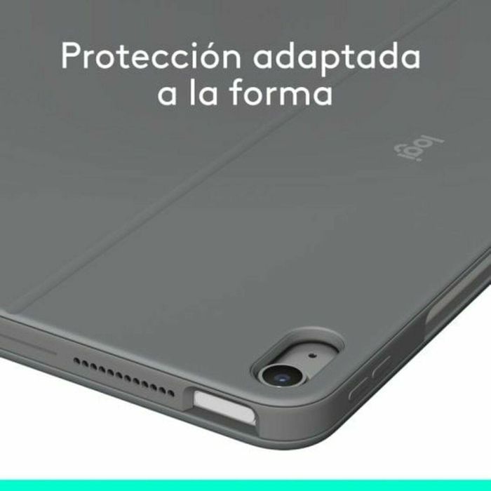 Funda para Tablet Logitech 920-012614 Gris Qwerty Español 4 Funda para Tablet Logitech 920-012614 Gris Qwerty Español 4