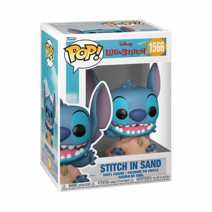 FUNKO Figura POP Disney Lilo & Stitch - Stitch in Sand Vinilo 9cm 12 FUNKO Figura POP Disney Lilo & Stitch - Stitch in Sand Vinilo 9cm 12