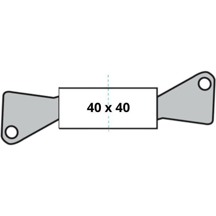 Cilindro de seguridad Yale 40 x 40 mm Latón 4 Cilindro de seguridad Yale 40 x 40 mm Latón 4