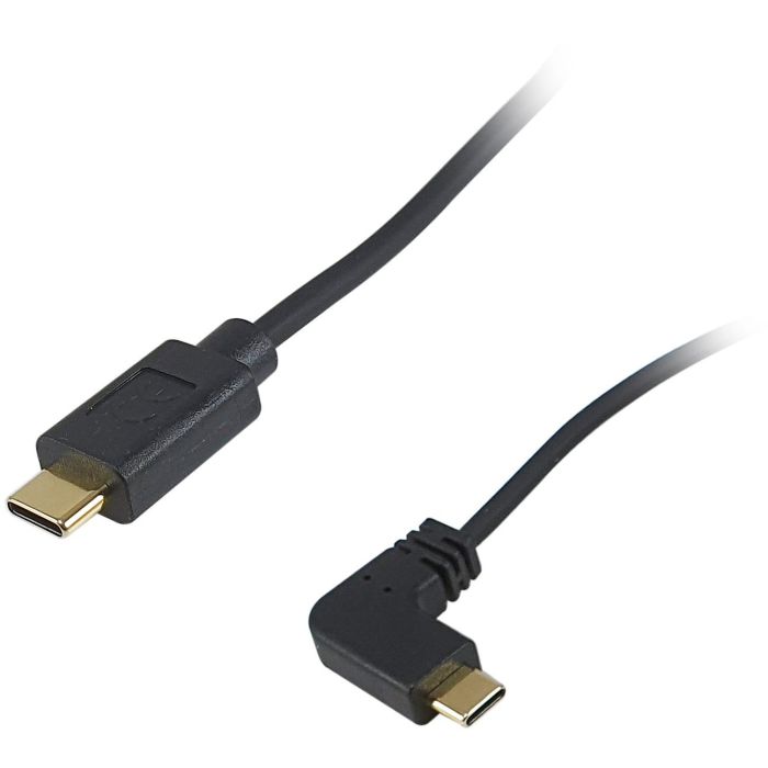 EQUIP Cable USB-C 2.0 a C Angular St/St 1.00m 60W 480Mbps Negro 1