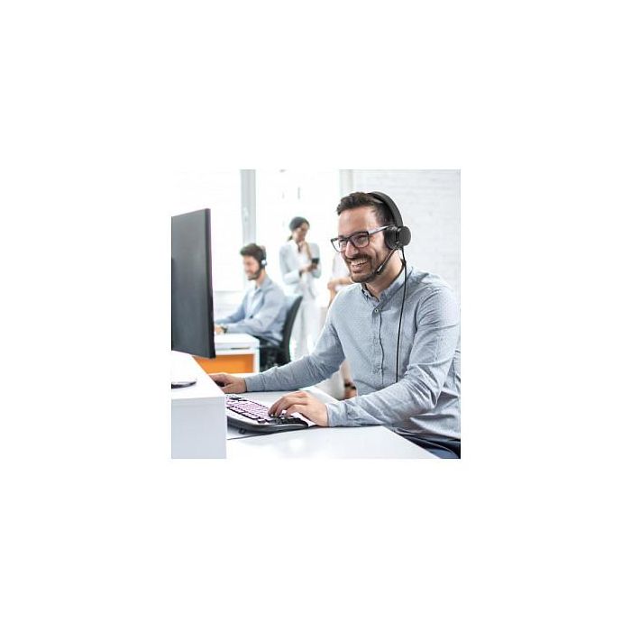 Port Designs Headphones/Headset Wired Head-Band USB Type-A Black 6