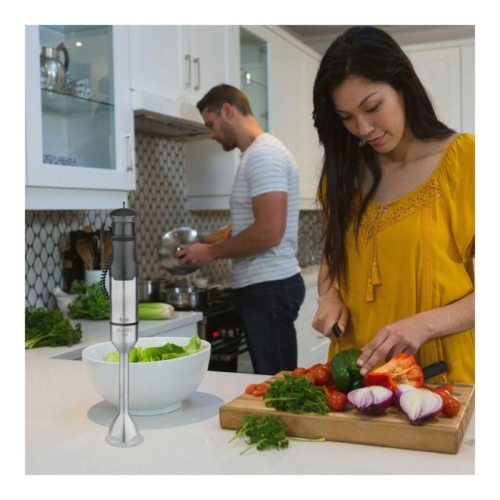 Batidora de Mano TM Electron Acero Inoxidable 1200 W 1 Batidora de Mano TM Electron Acero Inoxidable 1200 W 1