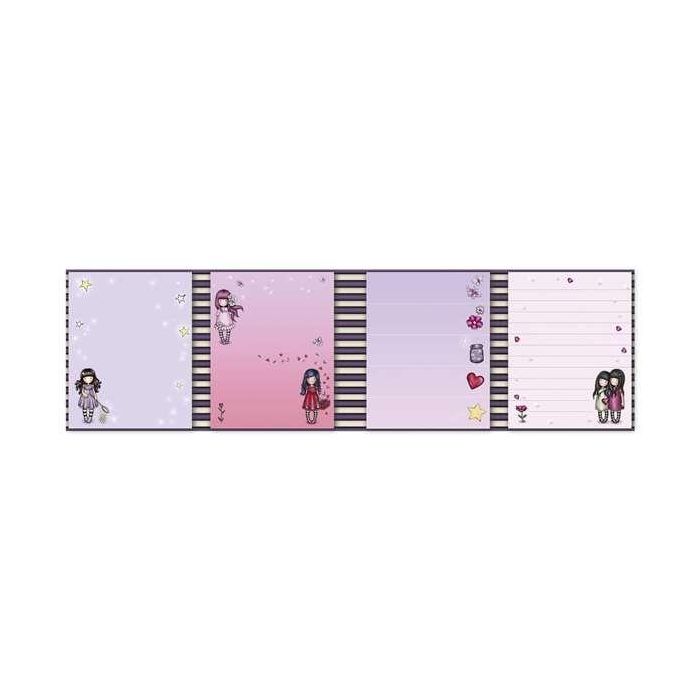 Gorjuss Display Cuadernos Notas Adhesivas Sparkle & Bloom 31,5x9,5x8,4cm 4