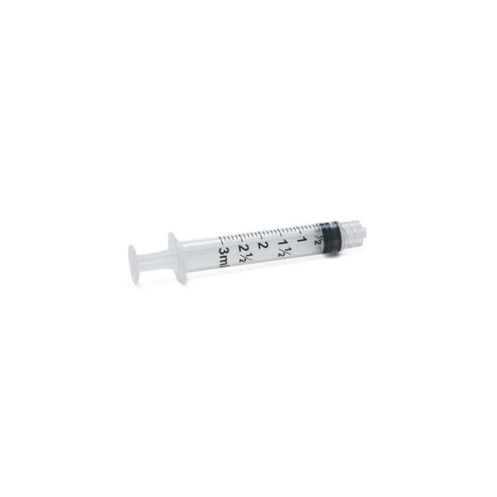 Seringa Descartœvel 3 Corpos Cono Concentric 3 mL 100 Unidades Vet