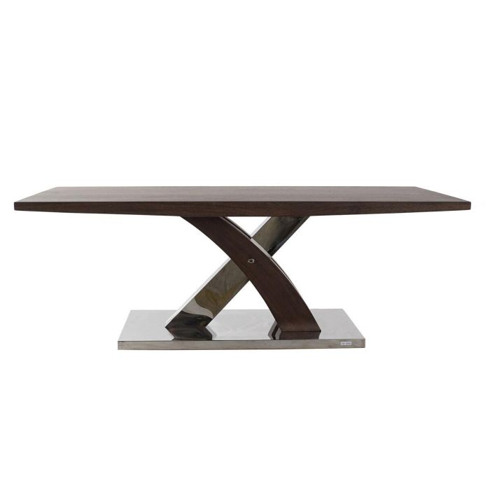 Mesa de Comedor DKD Home Decor Madera Acero 120 x 60 x 43,5 cm 0 Mesa de Comedor DKD Home Decor Madera Acero 120 x 60 x 43,5 cm 0
