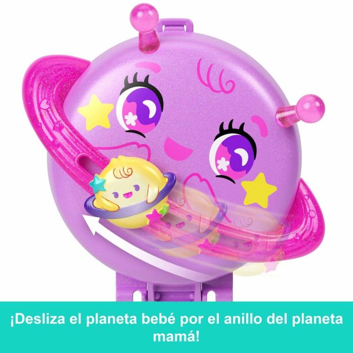 Polly Pocket JCB18 Juego de exploración espacial Juguete de viaje para niñas 4