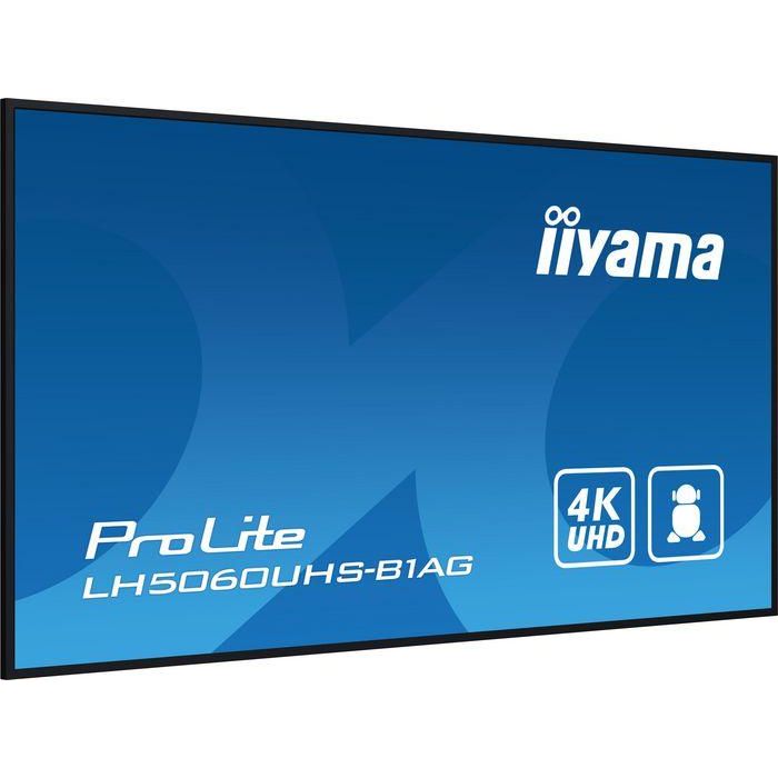 iiyama 50" Monitor Profesional UHD IPS Haze 25% 500cd/m² Android 11 24/7 Vertical/Horizontal 5 iiyama 50" Monitor Profesional UHD IPS Haze 25% 500cd/m² Android 11 24/7 Vertical/Horizontal 5