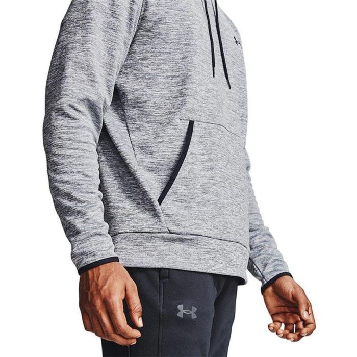 Sudadera con Capucha Hombre Under Armour Fleece Twist Gris oscuro