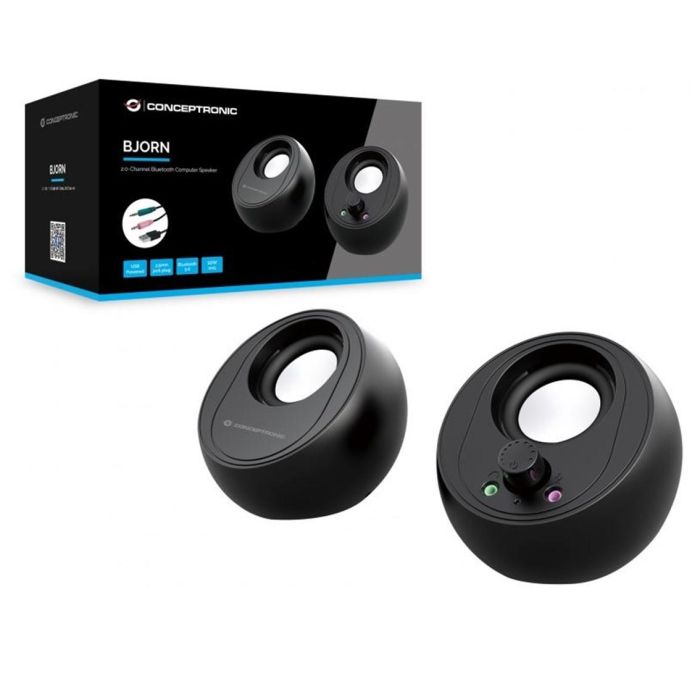 Altavoces PC Conceptronic BJORN01B Negro 10 W 1 Altavoces PC Conceptronic BJORN01B Negro 10 W 1