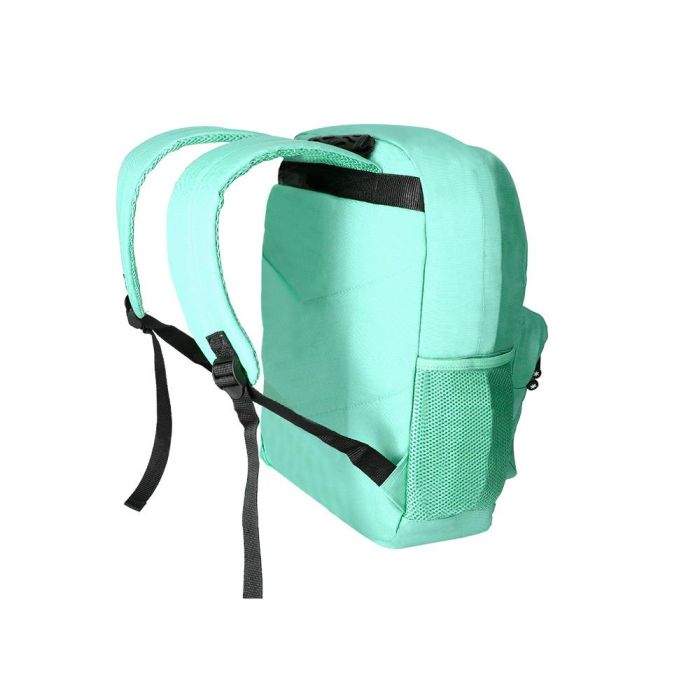 Cartera Antartik Mochila Con Asa Y Bolsillo Frontal Concremallera Color Verde Menta 320x140x430 mm 7