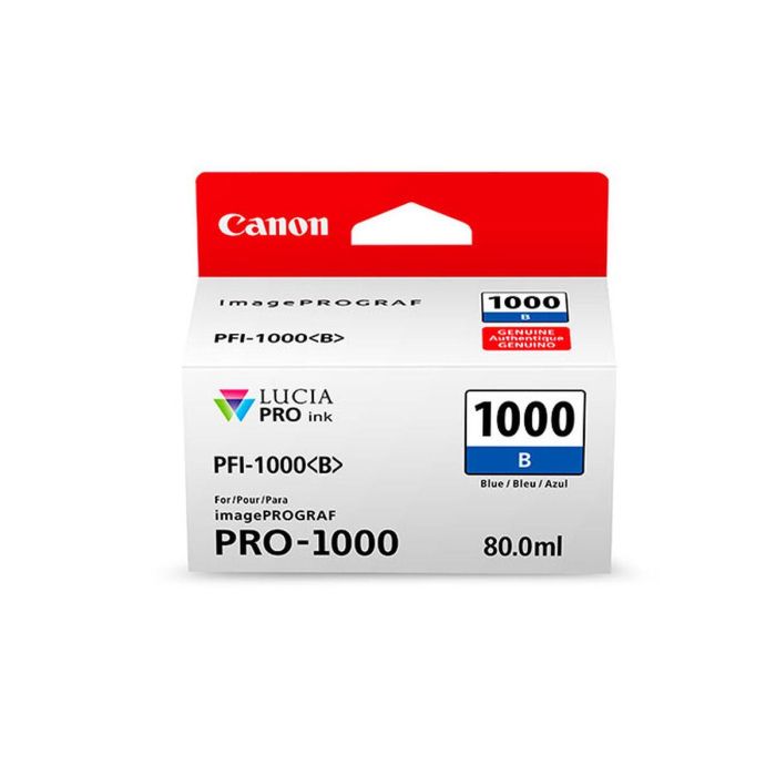 Cartucho Canon Pfi - 1000B Azul Pro - 1000 1 Cartucho Canon Pfi - 1000B Azul Pro - 1000 1