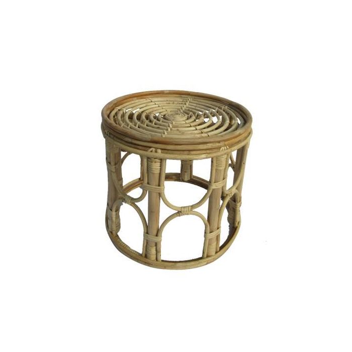 Mesita Auxiliar Balines DKD Home Decor Natural 38 x 38 x 38 cm