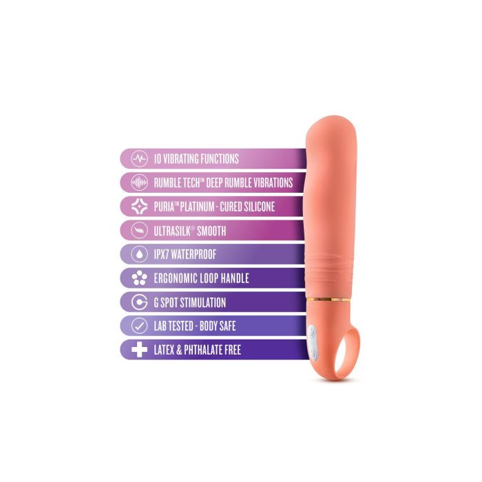 Vibrador Blush Aria Naranja 5 Vibrador Blush Aria Naranja 5
