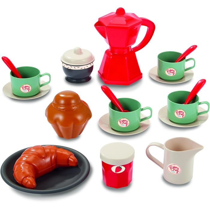 Ecoiffier Carrito de Desayuno ECO3280250016113 con 22 Accesorios - A Partir de 18 Meses 2