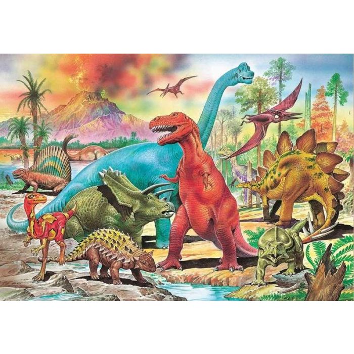 Puzzle 100 piezas dinosaurios 6 Puzzle 100 piezas dinosaurios 6