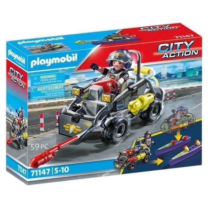 Playmobil City Action Fuerzas Especiales Quad Multiterreno (5+ años)