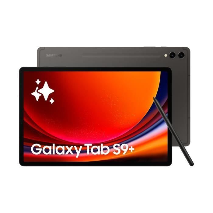 Tableta táctil - SAMSUNG - Galaxy Tab S9+ - 12.4 - RAM 12GB - 256 GB - Antracita - 5G - S Pen incluido