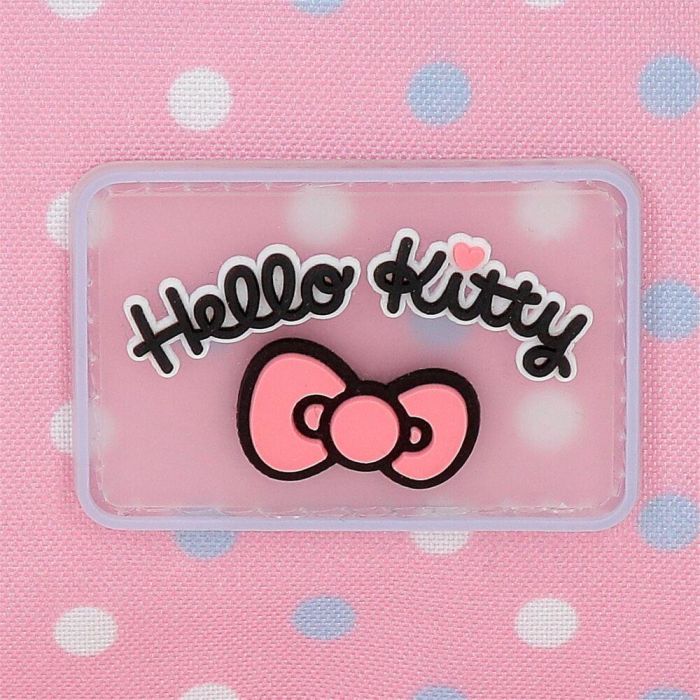 Mochila Hearts & Dots Hello Kitty 25cm adaptable 6 Mochila Hearts & Dots Hello Kitty 25cm adaptable 6