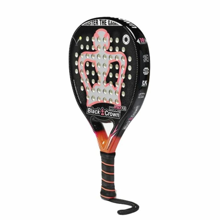 Pala de Pádel Black Crown Piton Attack Plus Negro 2 Pala de Pádel Black Crown Piton Attack Plus Negro 2