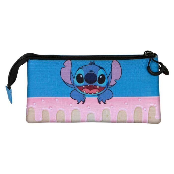 Estuche Portatodo Triple Cake Disney Lilo y Stitch Azul 2