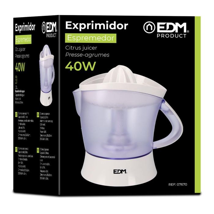 Exprimidor 40w 1,2l edm 1