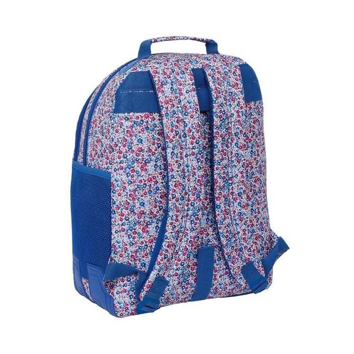 Mochila Safta Doble Con Cantoneras Adaptable A Carro Nait Nait Floresistente Coimbra Azul 420x320x150 mm 4 Mochila Safta Doble Con Cantoneras Adaptable A Carro Nait Nait Floresistente Coimbra Azul 420x320x150 mm 4