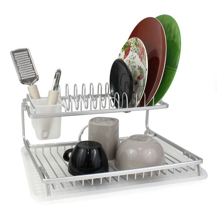 Confortime Escurreplatos Alluma 39.5 cm Largo x 32.5 cm Ancho x 19 cm Alto (6 Unidades) 3 Confortime Escurreplatos Alluma 39.5 cm Largo x 32.5 cm Ancho x 19 cm Alto (6 Unidades) 3