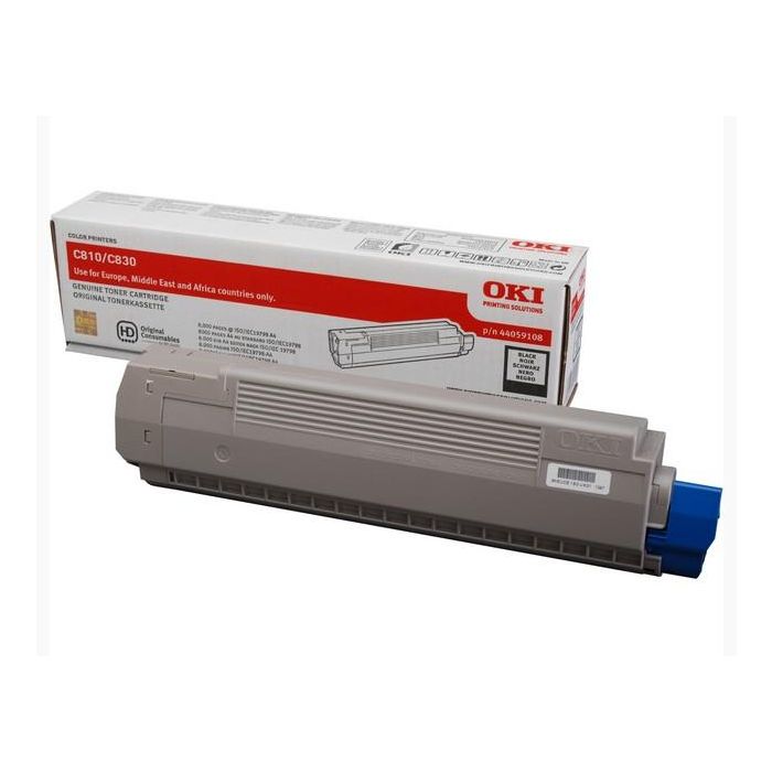 OKI C810/C830/ Toner Negro 8k