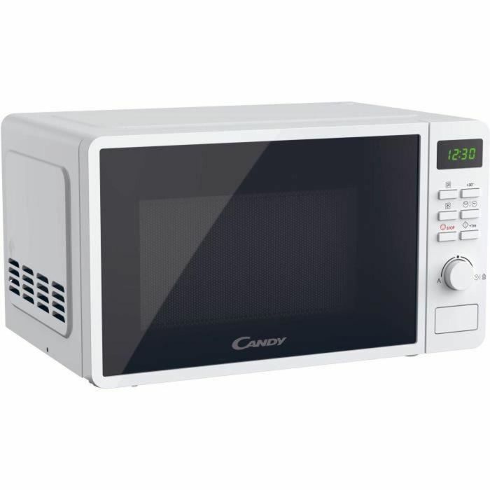 Candy CMWA20SDLWLI Microondas Monofunción Idea 20L, 700W, Display Digital, 5 Niveles de Potencia, Blanco 3