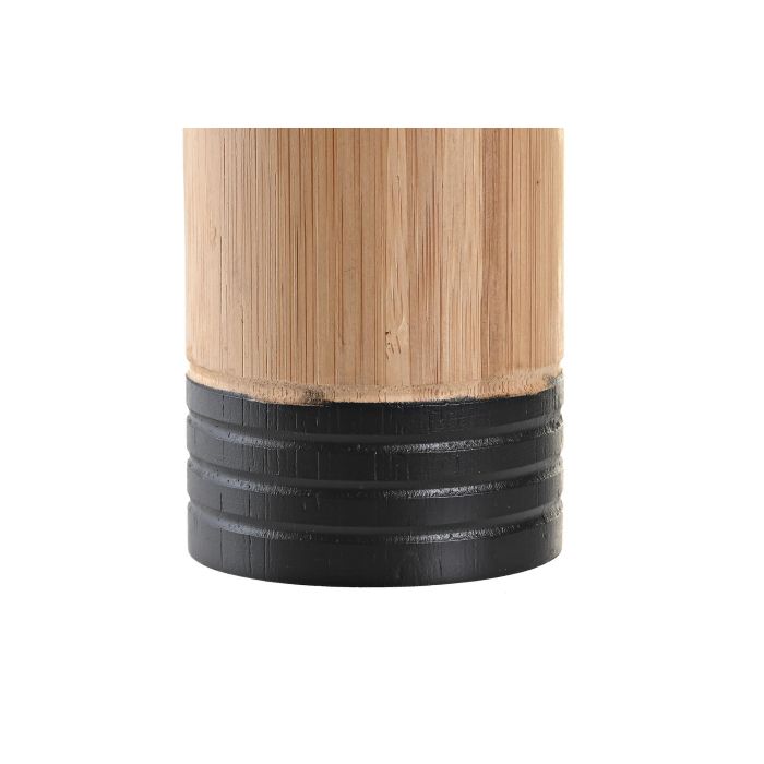 DKD Home Decor Vaso Basicos Natural Negro Bambu 7 x 11 x 7 cm 2