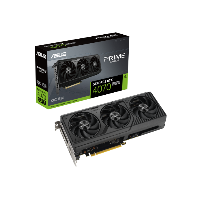 ASUS Prime -RTX4070S-O12G NVIDIA GeForce RTX 4070 SUPER 12 GB GDDR6X 10