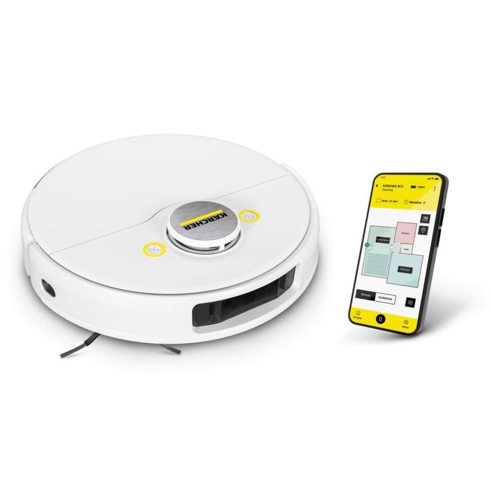 Karcher KAR4054278965734 RCV 5 Robot Aspiradora y Lavadora con Navegación Láser LiDAR, Cartografía y Detección de Obstáculos 1 Karcher KAR4054278965734 RCV 5 Robot Aspiradora y Lavadora con Navegación Láser LiDAR, Cartografía y Detección de Obstáculos 1