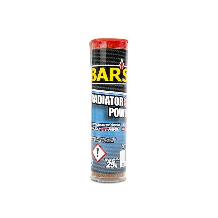 Bar's BARSRHZ1M2082 Sellador de Fugas de Radiador en Polvo - Repara Fugas en Sistemas de Refrigeración Plástico/Aluminio/Metal Bar's BARSRHZ1M2082 Sellador de Fugas de Radiador en Polvo - Repara Fugas en Sistemas de Refrigeración Plástico/Aluminio/Metal