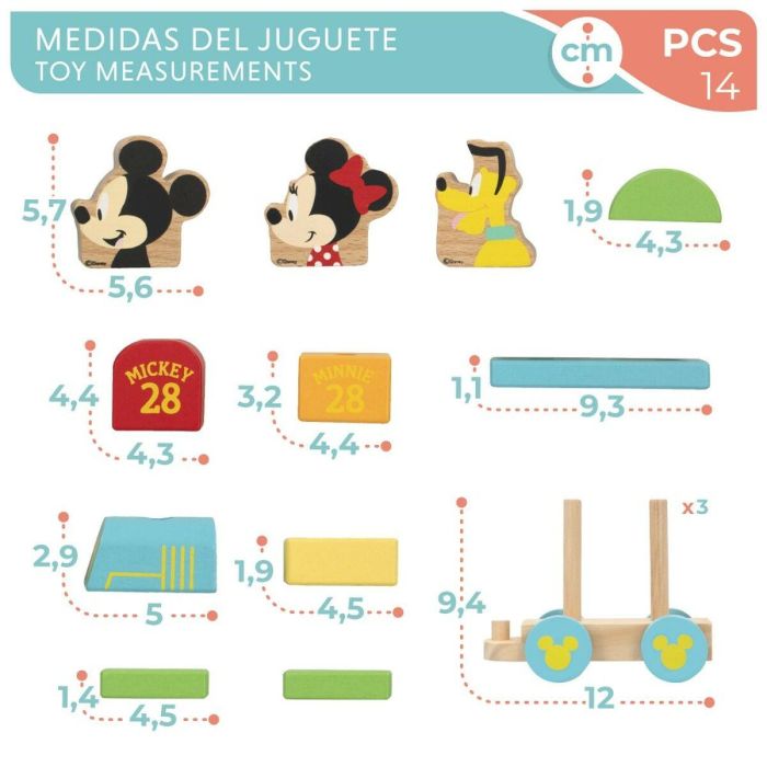 Tren Disney 14 Piezas (6 Unidades) 2