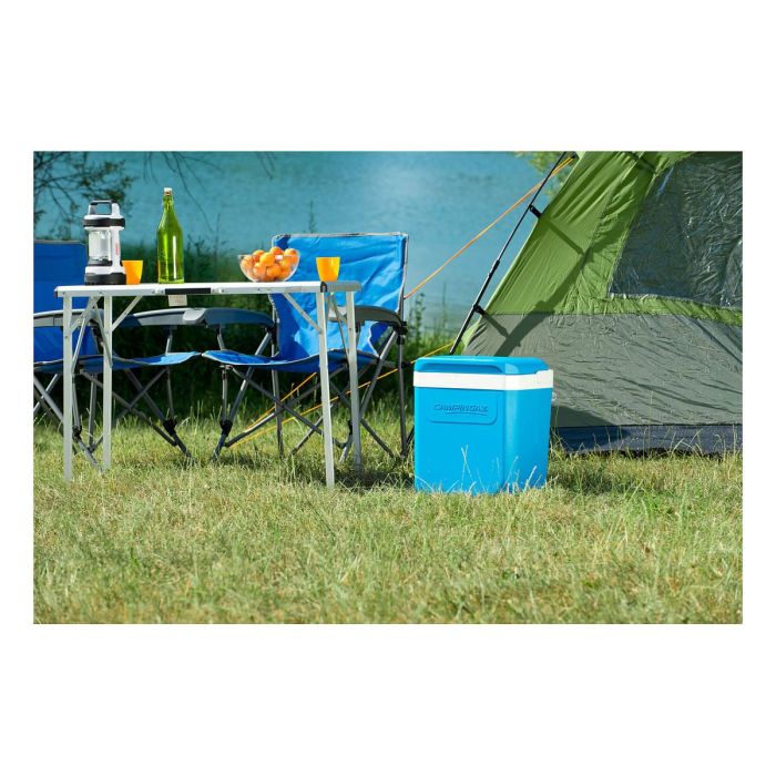 CAMPINGAZ Icetime Plus Nevera Portátil 26 Litros, Azul, Carcasa de Poliuretano Termoplástico (TPU), Capacidad 26L - 424 x 407 x 313 mm