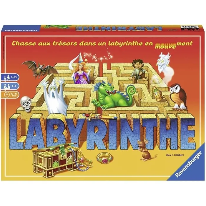 Ravensburger Labyrinth Juego de mesa de estrategia en movimiento 0 Ravensburger Labyrinth Juego de mesa de estrategia en movimiento 0