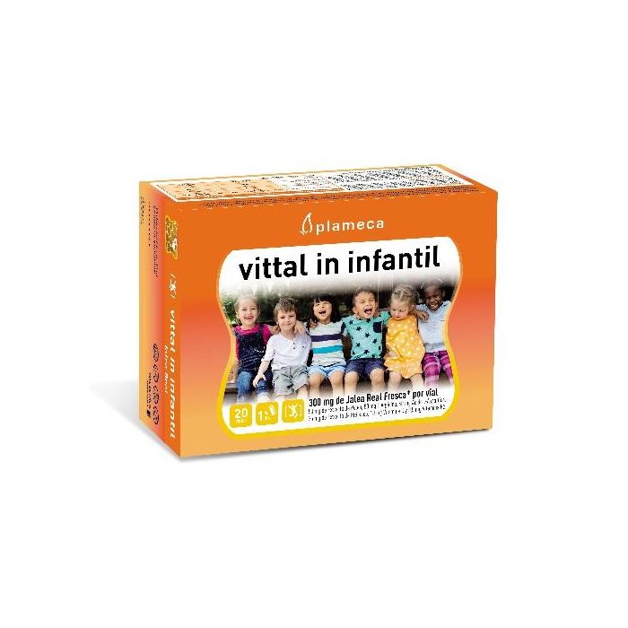 PLAMECA Vital In Infantil Jalea Real 20 Ampollas | Apoyo Inmunitario y Reducción del Cansancio para Niños