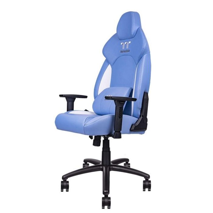 Thermaltake GGC-VCO-LWLWDS-01 Silla Gaming Butaca Acolchada para Videojuegos, 52cm Ancho, Soporta 150 kg, Azul y Blanco 2 Thermaltake GGC-VCO-LWLWDS-01 Silla Gaming Butaca Acolchada para Videojuegos, 52cm Ancho, Soporta 150 kg, Azul y Blanco 2