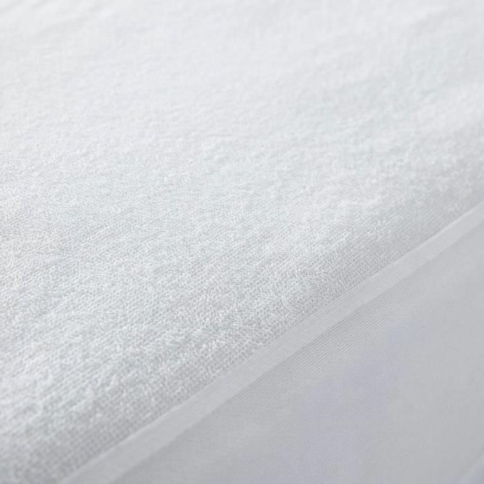 Today TOD1699543577250 - Protector de colchón impermeable Essential para cama de matrimonio 160x200 cm 2