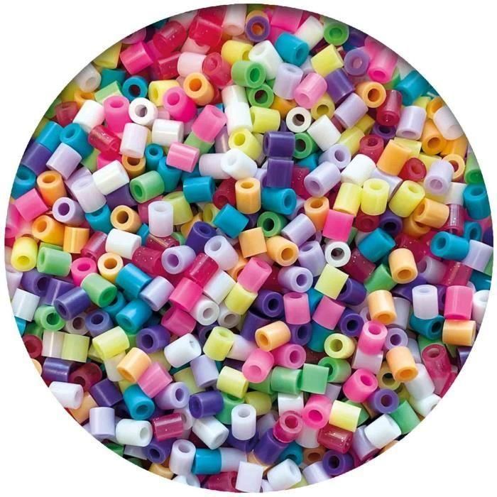 Ses Creative SES8710341063221 Mezcla de Cuentas para Planchar, 9000 Cuentas, Colores Brillantes, Diseño Moda 4