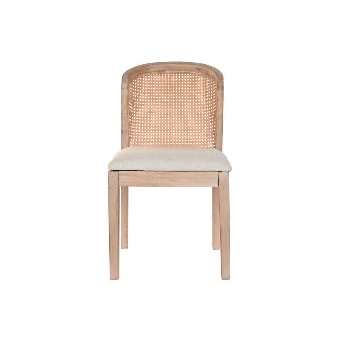 Silla Moderno DKD Home Decor Beige 61 x 86 x 46 cm 2