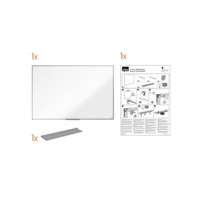 Pizarra Blanca Nobo Essence Melamina 1200x900 mm 5