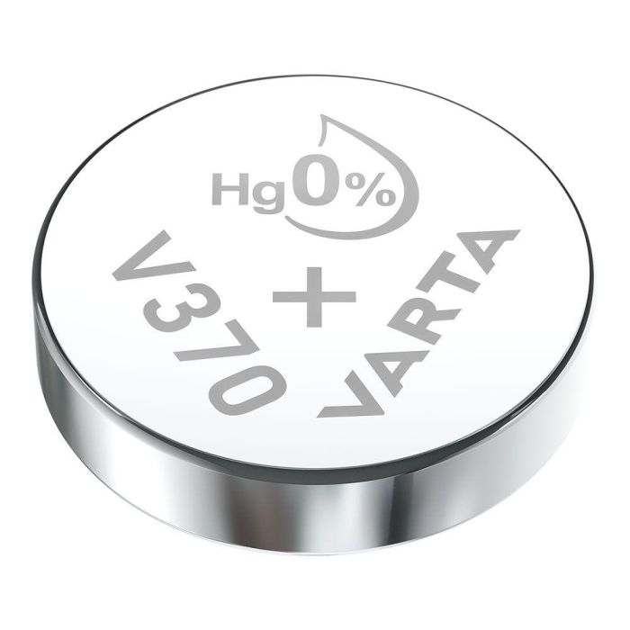 Varta V370 Pila Botón Óxido de Plata 1.55V Ø9.5 x 2.15 mm Blister Varta V370 Pila Botón Óxido de Plata 1.55V Ø9.5 x 2.15 mm Blister