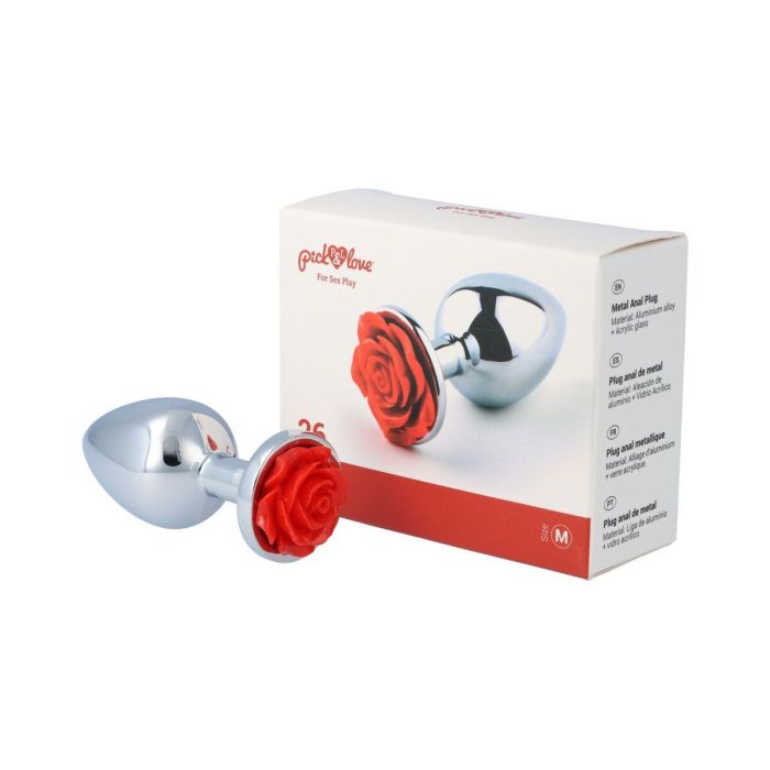 Plug Anal Pick&Love Nº 26 Plateado (8,3 cm) 1