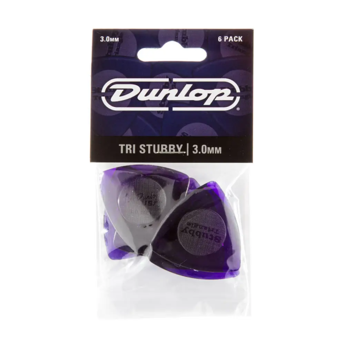 Dunlop Pack 24 Púas Tri Stubby Light Purple - 3.00 Mm 3