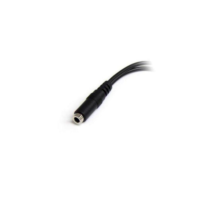 Adaptador Audio Jack Startech MUYHSFMM Negro 0,13 m 3