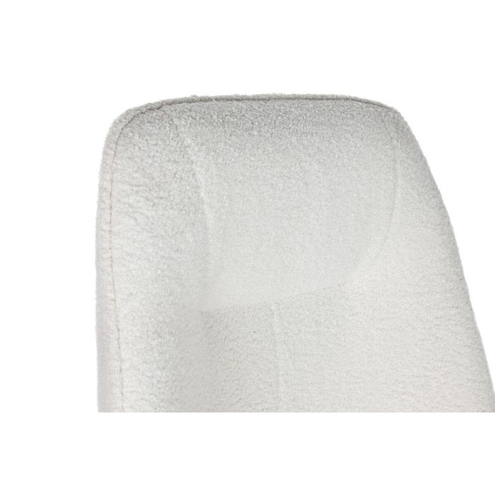 DKD Home Decor Sillón Mecedora Scandi Borreguito Poliéster Metal Blanco Dorado 73x75x97 cm 5 DKD Home Decor Sillón Mecedora Scandi Borreguito Poliéster Metal Blanco Dorado 73x75x97 cm 5