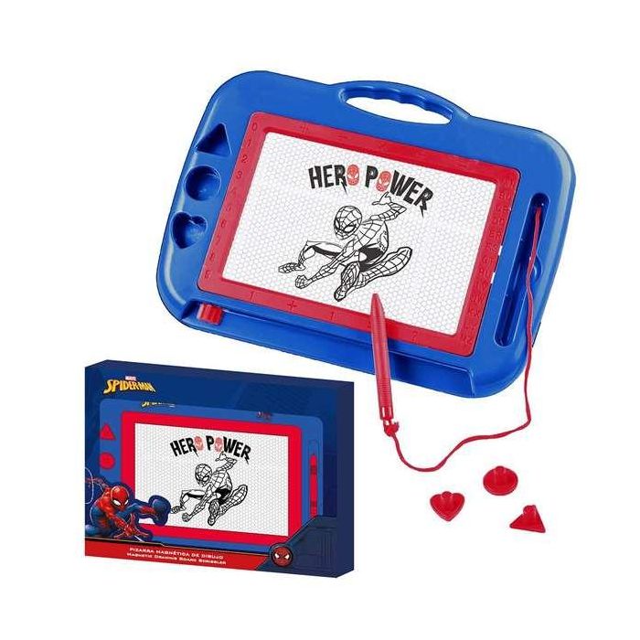 Cerdá Set Papelería Pizarra Magnética Spiderman, 32.5 x 24.5 x 3.0 cm, Edad Recomendada 3+ Años