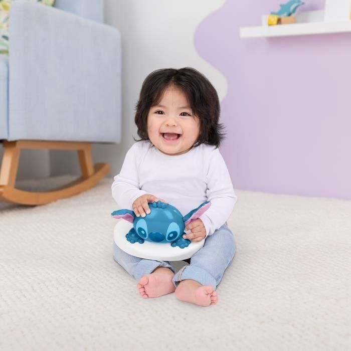 Bright Starts BRI17513 - Disney Baby Stitch - Área de Juegos para Bebés con 10 Juguetes Interactivos, Hamaca Evolutiva y Giro 360° 2